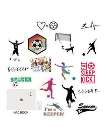 Fashion 50 Sheets Starting From 2 Packs 50 Football Athletic Waterproof Graffiti Stickers