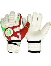 Fashion Green Red Football Goalkeeper Latex Gloves