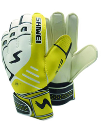 Fashion Lemon Yellow Pu Geometric Football Latex Gloves