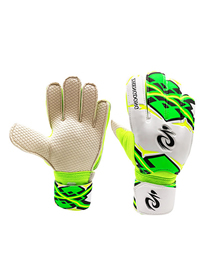 Fashion Fluorescent Green Pu Geometric Football Latex Gloves