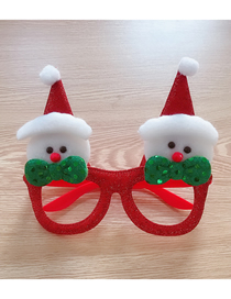 Fashion Double Hat Snowman Glasses Cotton Christmas Snowman Glasses