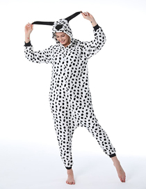 Fashion Dalmatians Flannel Cartoon One Piece Pajamas