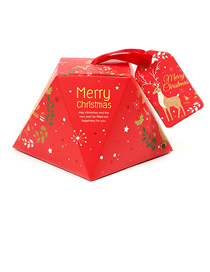 Fashion S513 Red Bottom Elk And Bear Christmas Candy Box