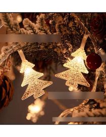 Fashion Christmas Tree Warm White 10 Meters 100 Lights (plug-in Model) Christmas Tree String Lights (charged)
