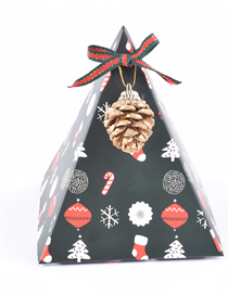 Fashion Christmas Gifts (20 Pieces) Christmas Triangle Candy Carton
