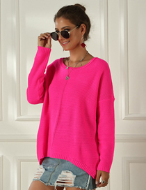 Fashion Phosphor Acrylic Knit Pullover Sweater