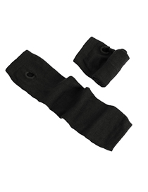 Fashion Black 2 Polyester Fingerless Arm Cover