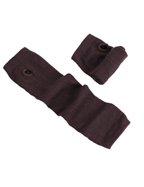 Fashion Brown 7 Polyester Fingerless Arm Cover