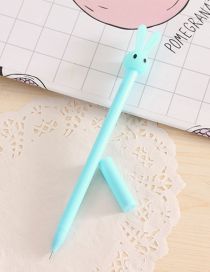 Fashion Blue Cartoon Cute Rabbit Gel Pen