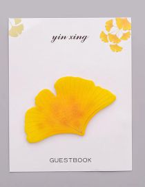Fashion Ginkgo Paper Leaf Sticky Notes