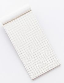 Fashion Grid Book Tearable Portable Notepad