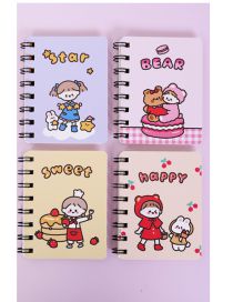 Fashion Sweetberry Girl Series Paper Coil Book Cartoon Notebook