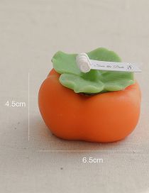 Fashion Persimmon Geometric Persimmon Scented Candle