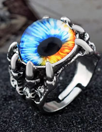 Fashion Color Demon Claw Demon Eye Ring