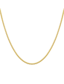 Fashion Gold-pearl Chain Titanium Irregular Chain Necklace