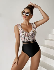 Fashion 2# Flying Leopard One-piece Swimsuit