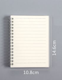 Fashion A6pp Coil Book (horizontal Line) Frosted Rollover Mesh Coil Book