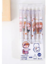 Fashion Fashion Cute Baby (6 Boxes) Cartoon Push Gel Pen Blind Box