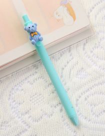 Fashion Blue Rod Blue Bear Bear Press Gel Pen