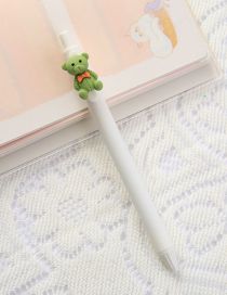 Fashion Green Bear Bear Press Gel Pen