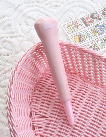 Fashion Pink Cat Paw Cartoon Decompression Vent Pen