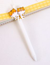 Fashion Butt Bumping Little Tiger Cartoon Press Gel Pen