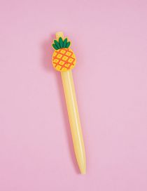 Fashion Yellow Stem - Pineapple Cartoon Fruit Press Ballpoint Pen