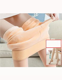 Fashion No Pilling Skin Color 500g Step On Feet Bare Legs Artifact Naked Feeling Thickened Nylon Solid Color Leggings