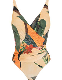 Fashion Suit 1 Polyester Print One-piece Swimsuit