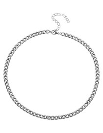 Fashion 1# Alloy Geometric Chain Necklace