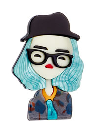 Fashion Figure Cartoon Abstract Character Brooch