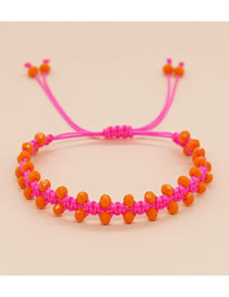 Fashion 10# Geometric Cord And Beads Bracelet