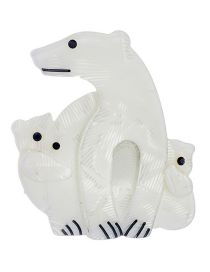 Fashion Polar Bear Acrylic Polar Bear Brooch  Acrylic