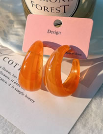 Fashion 37#c Shape Resin Geometric C -shaped Ear Ring