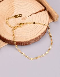 Fashion Gold-bracelet Titanium Geometric Link Bracelet
