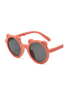 Fashion Orange Gray Tablet Pc Cartoon Bears Folding Children's Sunglasses
