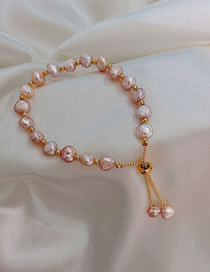 Fashion 2 - Baroque Pearl Geometric Pearl Beaded Bracelet
