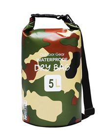 Fashion Camouflage Green 30l [shoulders] Pvc Backpack Rafting Swimming Bag