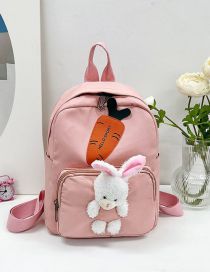 Fashion Pink Oxford Cloth Cartoon Large Capacity Backpack