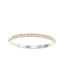 Fashion November Light Yellow-steel Color Geometric Round Diamond Ring