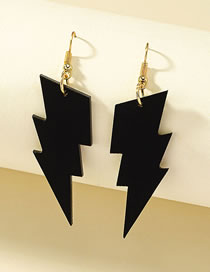 Fashion Lightning Acrylic Lightning Earrings