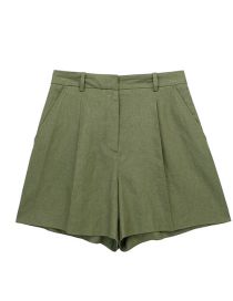 Fashion Shorts Polyester Micro Pleated Shorts