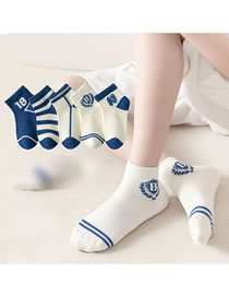 Fashion Baby Project [spring And Summer Mesh 5 Pairs] Cotton Printed Children's Socks