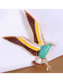 Fashion The Bird Alloy Dripping Bird Brooch