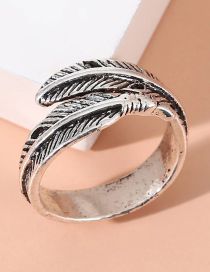 Fashion Silver Alloy Wings Open Ring