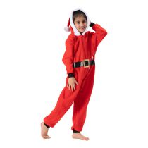 Fashion Red Christmas Pajamas Polyester Children's Christmas Clothing