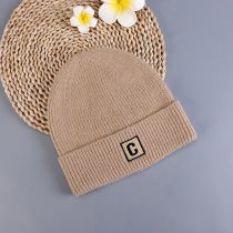 Fashion Camel Letter Embroidered Beanie