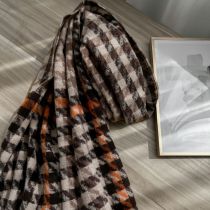Fashion Mika 65*185 Faux Cashmere Houndstooth Scarf