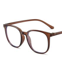 Fashion Cold Brown Pc Square Large Frame Flat Mirror