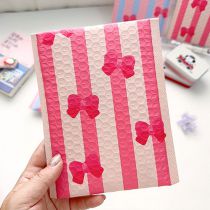 Fashion Pink Bow Plastic Bow Express Bag Envelope Bag Clothing Packaging
